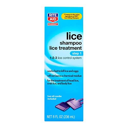 Rite Aid Lice Shampoo 8 oz Step 1 of 123 Lice Control System Lice Treatment and 2 Lice