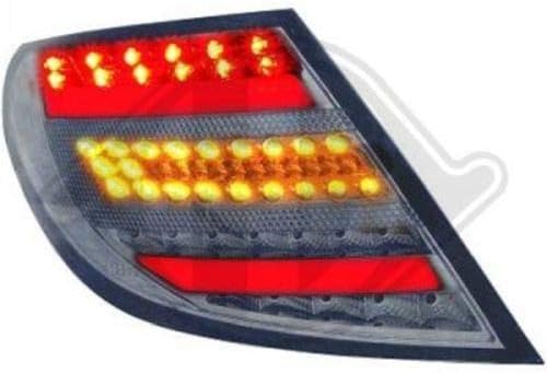 1672998 Right Left Driver Passenger Side OS NS RH LH Rear Back Tail Light Lamp Pair Set LED Clear Smoke