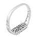 GBSELL Fashion Stainless Steel Accessory Bangle Watch Band Wrist Strap For Fitbit Flex 2 with Box(Silver)