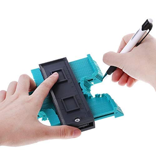 Contour Gauge Duplicator Ruled Contour Duplication Gauge Plastic Profile Copy Contour Duplicator 5 Inch Width Wood Marking Tool Tiles General Tools - Thumbnail 4