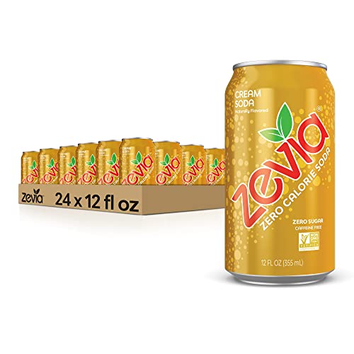 Zevia Zero Calorie Cream Soda, 12 Fl Oz (Pack of 24) Pricepulse