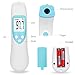 Forehead Thermometer, Non-Contact Infrared Digital Thermometer with LCD Display, Fever Measurement for Baby Children Adults-Updated Microchip for Better Accuracy