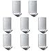 16 PCS Wall Hooks Hangers Self Adhesive Hooks, Heavy Duty Wall Hooks Stainless Steel Waterproof Hanger for Bathroom Kitchen Wardrobe and Dedroom