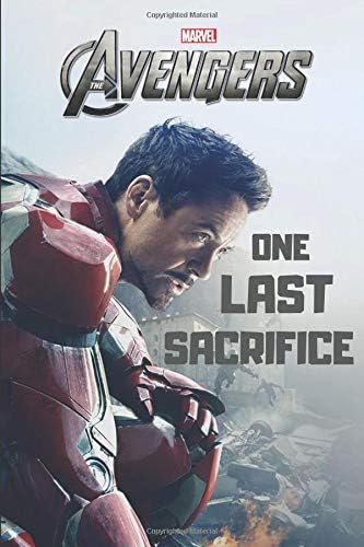 Marvel The Avengers one last sacrifice: Iron man Notebook Journal Blank lined To Write Down Ideas, Follow up, project, A Diary Book Durable (lined notebook) Paperback – 13 May 2019