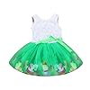 WEXCV Baby meisjesjurk bloemen kant bloemblad tule doopjurk kinderen bruiloft feestelijke jurken mouwloos prinses…
