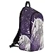 InterestPrint Fantasy White Horse Casual Backpack College School Bag Travel Daypack