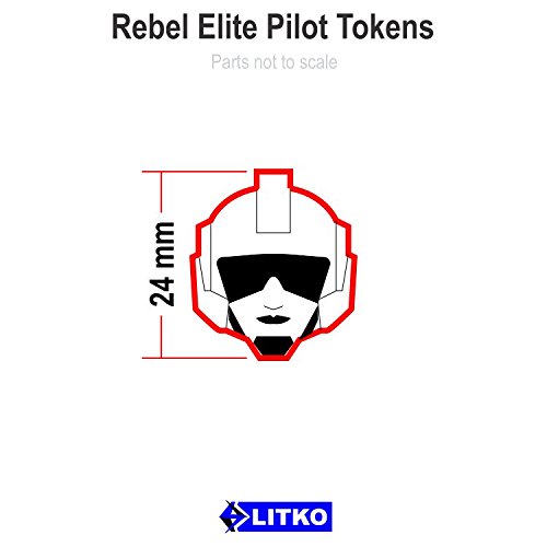 Space Fighter, Rebel Elite Pilot Tokens (5)