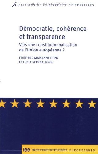 Démocratie, cohérence et transparence