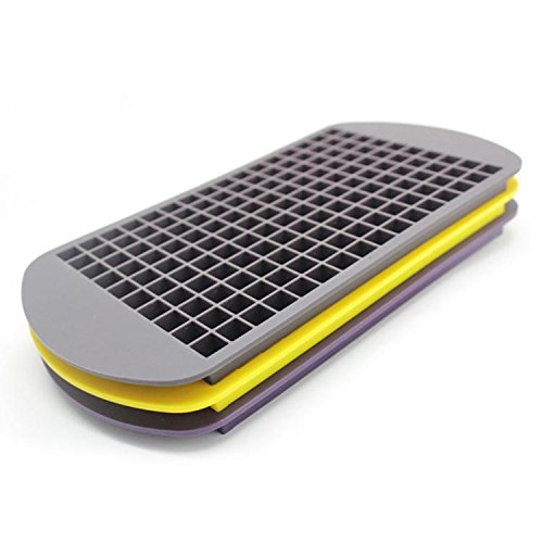 New Safety 160 Ice Cubes Frozen Bar Pudding Silicone Tray Maker Mould^