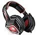 Sades Spirit Wolf USB 7.1 Surround Sound Gaming Headset with Mic LED Lights for PC (Black Red)thumb 2