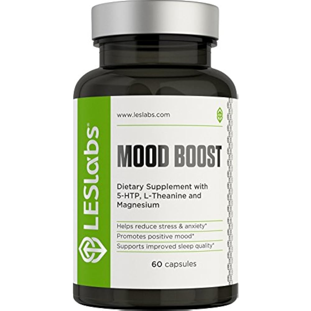 LES Labs 5HTP Mood Boost, Natural Supplement For Stress And Anxiety