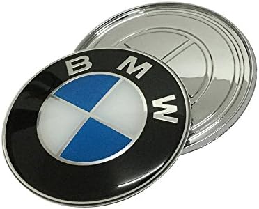 1pcs BMW Blue White 82mm Emblem Replacement For Hood/Trunk Fit BMW Car Model