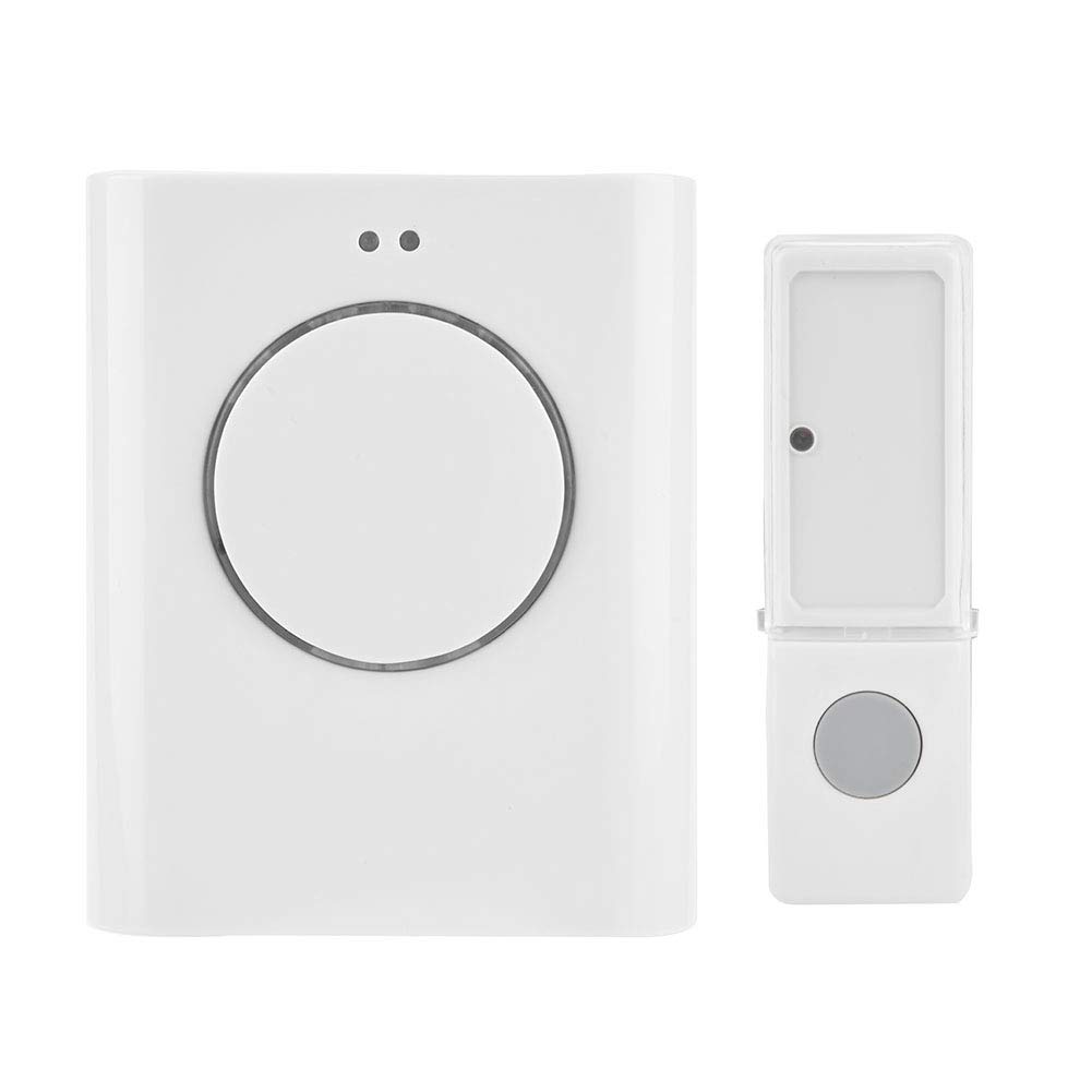 Wireless DoorBell, Mini Waterproof 200M Remote Home Door Bell Chime MP3 Ringtones Download Cordless Door Ring for Home Apartment Office Villas