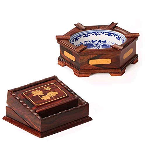 WXQ-XQ Tobacco Blue and White Porcelain Ashtray Cigarette Packet Cigarette Smoke Sauter Creative Per