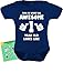Tstars 1st Birthday Bodysuit for Baby Boys or Girls - This Is What an Awesome 1 Year Old Looks Like Outfit 24M Navy