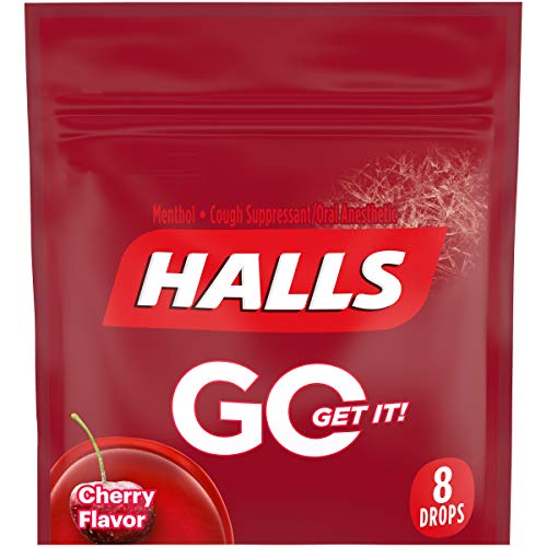 HALLS Relief Flavor Cough Drops, Bags 3 Onthego Packs Per Bag