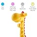 Giraffe Baby Teether Toy | Natural & Organic BPA-Free Silicone | Textured Infant Teething Relief | Freezable and Dishwasher-Safe | Cute Chew Toys for Boys, Girls, Babies, Toddlers, Newborn
