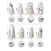 YO Cake Decorating Tips Baking Set, Frosting Piping Kit Pastry Bags and Tips, Cupcake Decorating Supplies with Icing Piping Tip, Decorating Nail, Pastry Bags, Wood Holder, Flower Lifter, Coupler