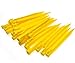 Micro Traders Heavy Duty 24pcs Plastic Tent Pegs, 9 225mm, Yellow