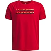 Under Armour Boys Tech Split Logo Short Sleeve T Shirt