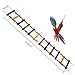 OnePlus Bird Ladder Parrot Toys Cage Accessories for Cockatiel Conure Parakeet Small Macaw