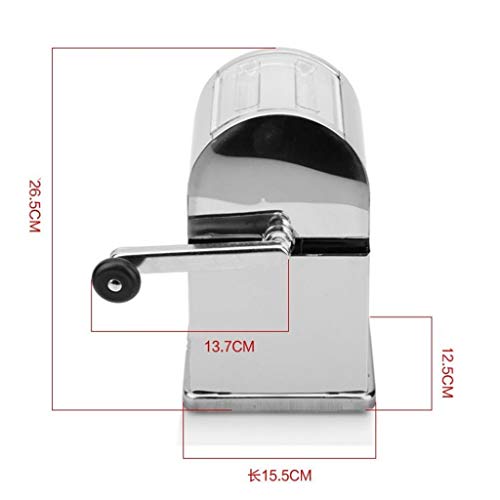 Eiscrusher Edelstahl-Eiscrusher Mini-Eisrasierer Chopper Manuelle Schneekegel-Smoothie-Maschine Ice Block Breaking… – Bild 3
