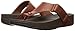 FitFlop Men's Trakk Ii Flip Flop, Dark Tan, 12 M US
