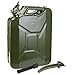 20 Liter (5.2 Gallon) NATO Jerry Can for Gas, Diesel, Kerosense CAN ONLY; NO SPOUT
