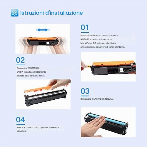 LxTek Compatible for HP 17A CF217A Toner Cartridge for HP Laserjet Pro M102A M102W, Laserjet Pro MFP M130a M130nw M130fn M130fw (Black, 2-Pack with Chip)