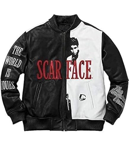 BESPOKE SKIN Mens Tv Series Al Pacino Scarface movie Jacket Tony