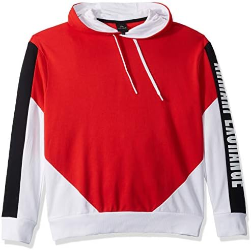 armani red hoodie