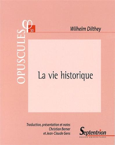 La  vie historique