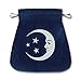 Smiling Moon Embroidered Tarot Bag by 