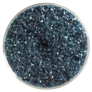 5 Oz Aquamarine Blue Transparent Medium Frit - 90 Coe