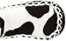 Mocc Ons Baby Infant Slipper Socks 12-18 Months Cow Print