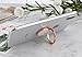 Cell Phone Finger Ring Holder, GREATQIQI Sparkle Diamond Phone Kickstand, 360° Rotation Metal Ring Grip Stand for Phones and Tablets (Rose Gold)