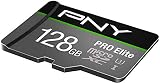 PNY Pro Elite 128GB microSDXC Card Class 10 UHS-I U3 100MB/s A1 V30 + Adapter view 3