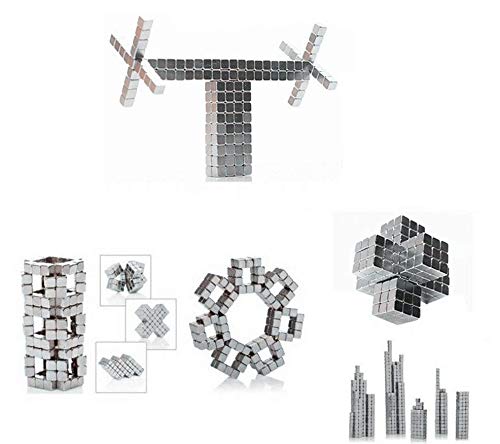 Magnetic Cube, EJOYFL 5mm 216pcs Magnet Sculpture Blocks Cubes Intelligence Learning Blocks Office Toys and Stress Relief for Adults