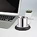 USB Coffee Mug Warmer for Office/Home Use (Dark Wood)