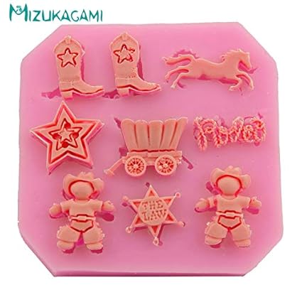 Christmas Baking Tool Cowboy Boots Cake Chocolate Silicone Diy