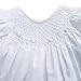 Petit Ami Baby Girls' Bishop Smocked Daydress, Newborn, White