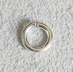40 pcs Sterling Silver Open 21 Ga (gauge) 5mm Jump Rings/Findings/Bright