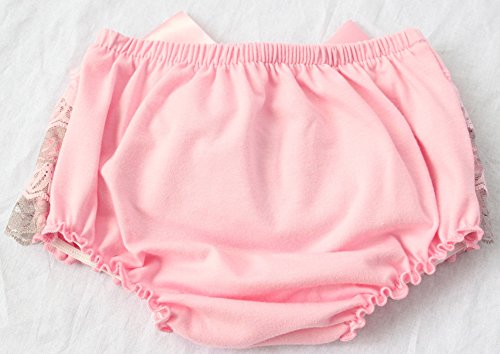 image for QandSweat Baby Girl Bloomer Diaper Cover Toddlers Cute Lace Design Blo