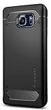 Spigen Rugged Armor Galaxy Note 5 Case with Resilient Shock Absorption and Carbon Fiber Design for Galaxy Note 5 2015 - Black