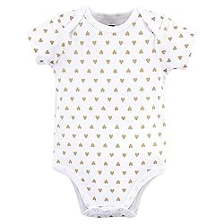 Hudson Baby Unisex Baby Cotton Bodysuits, Girl