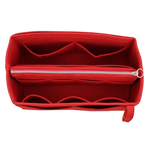 Felt Organizer (with Detachable Middle Zipper Bag), Bag in Bag, Wool Purse Insert, Customized Tote Organize, Cosmetic Makeup Diaper Handbag