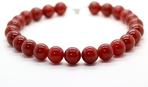 Amazon 石輝 ワンピース ポートガス D エース風 カーネリアン天然石ネックレス コスプレ One Piece オリジナル巾着袋付き N041 ジュエリー 通販