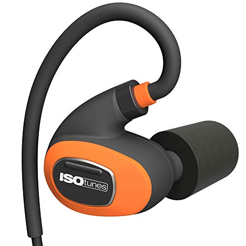 ISOtunes-PRO-20-Bluetooth-Earplug-Headphones-27-dB-Noise-Reduction-Rating-16-Hour-Battery-IP67-Durability-Noise-Cancelling-Mic-OSHA-Compliant-Professional-Hearing-Protector-Safety-Orange