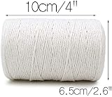 G2PLUS 400M White Cotton String 2mm 3 Ply Bakers Twine DIY Crafts view 2