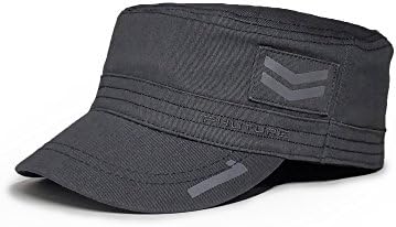 PHUTURE Mach 1 Hero Cotton Military Hat Cadet Cap Army Hat - Fits Youth to Small Size Graphite Grey